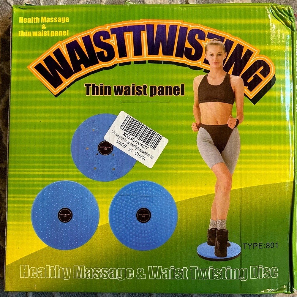 New Blue Waist Twisting Disc - Picture 3 of 6